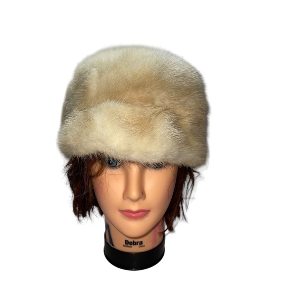 Vintage Women Real Fur Hat